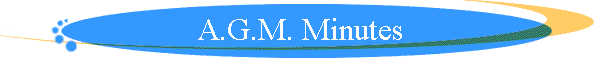 A.G.M. Minutes